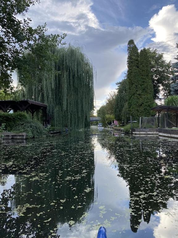 Holzhaus Mit Direktem Wasserzugang In Berlin-Koepenick Extérieur photo