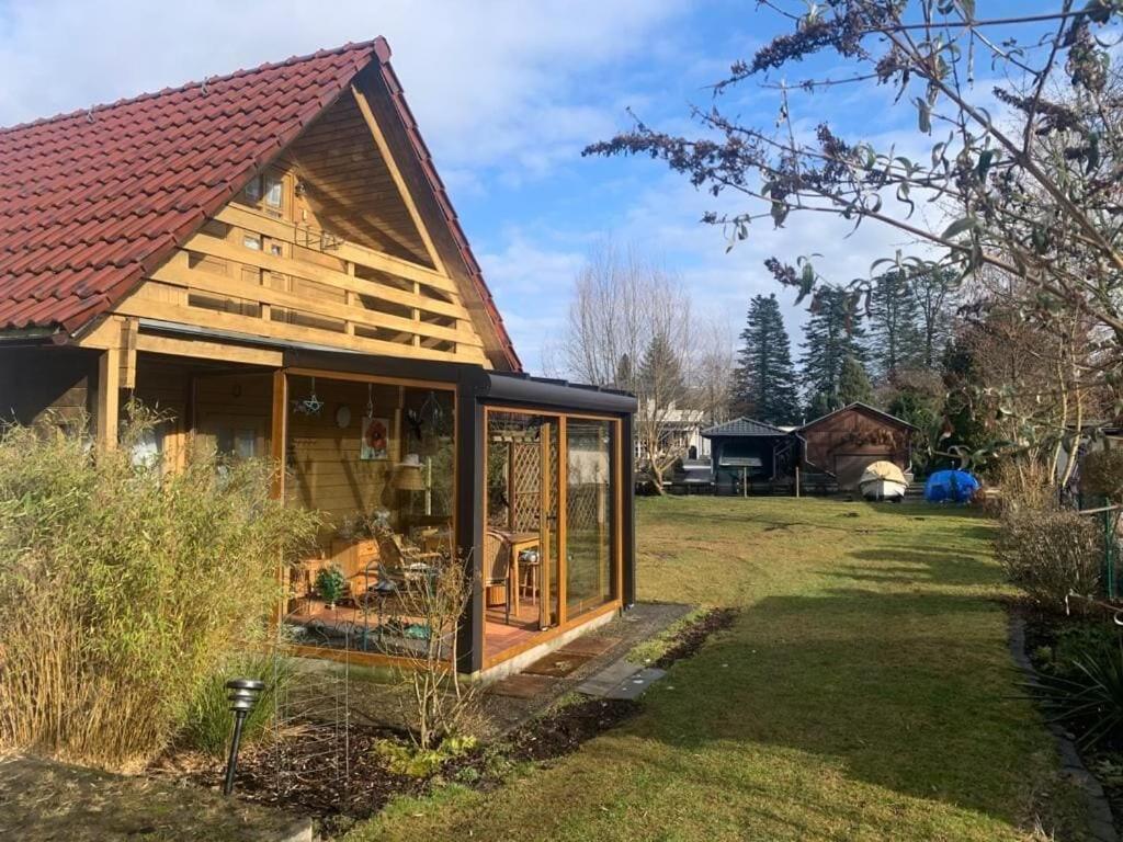 Holzhaus Mit Direktem Wasserzugang In Berlin-Koepenick Extérieur photo
